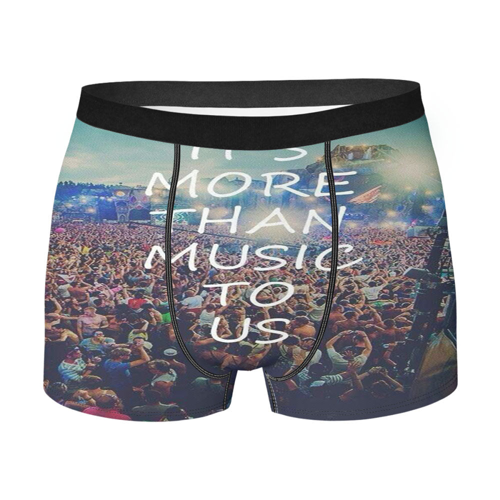 It More Than Music Men'S Boxer Briefs