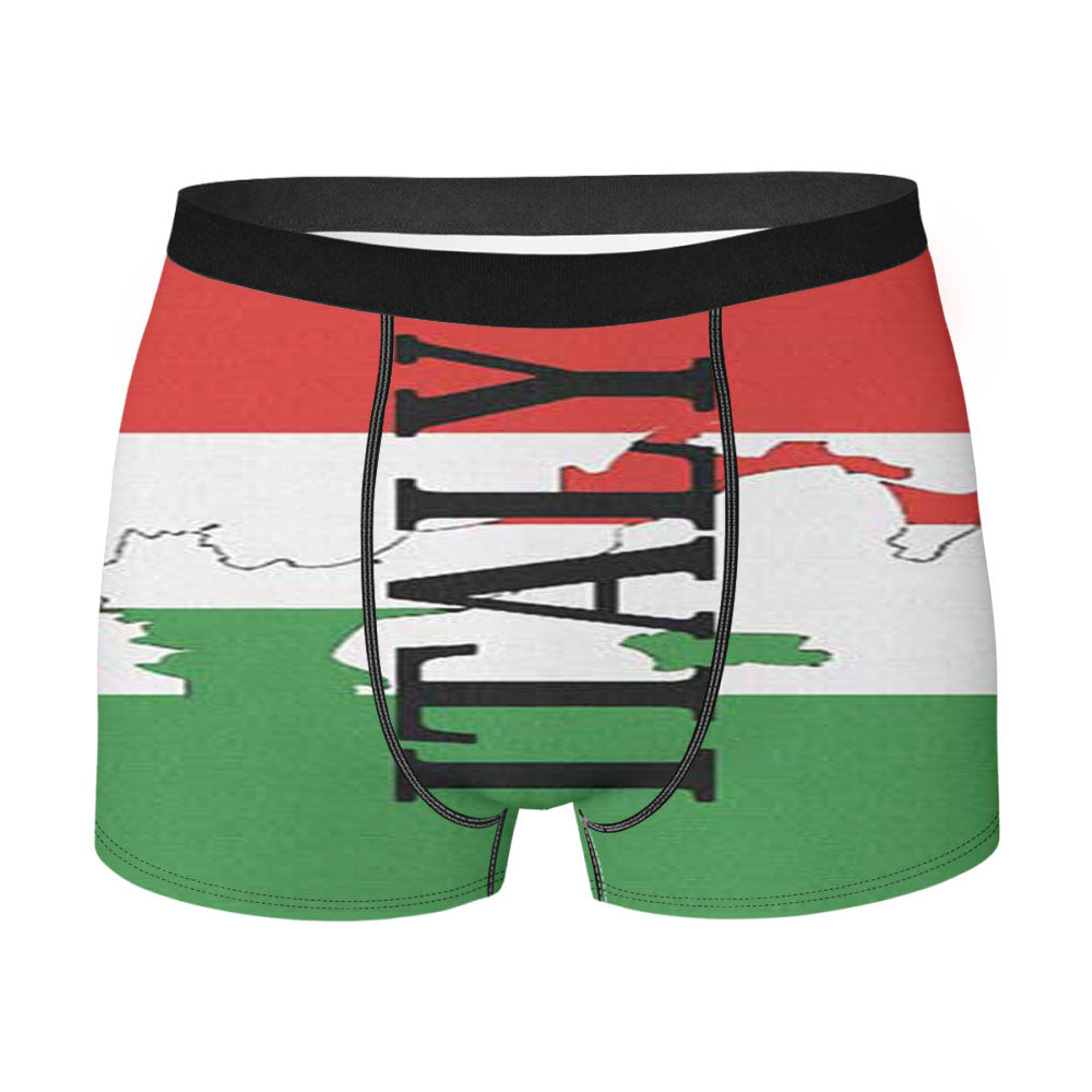 Italy Flag Map Men'S Boxer Briefs