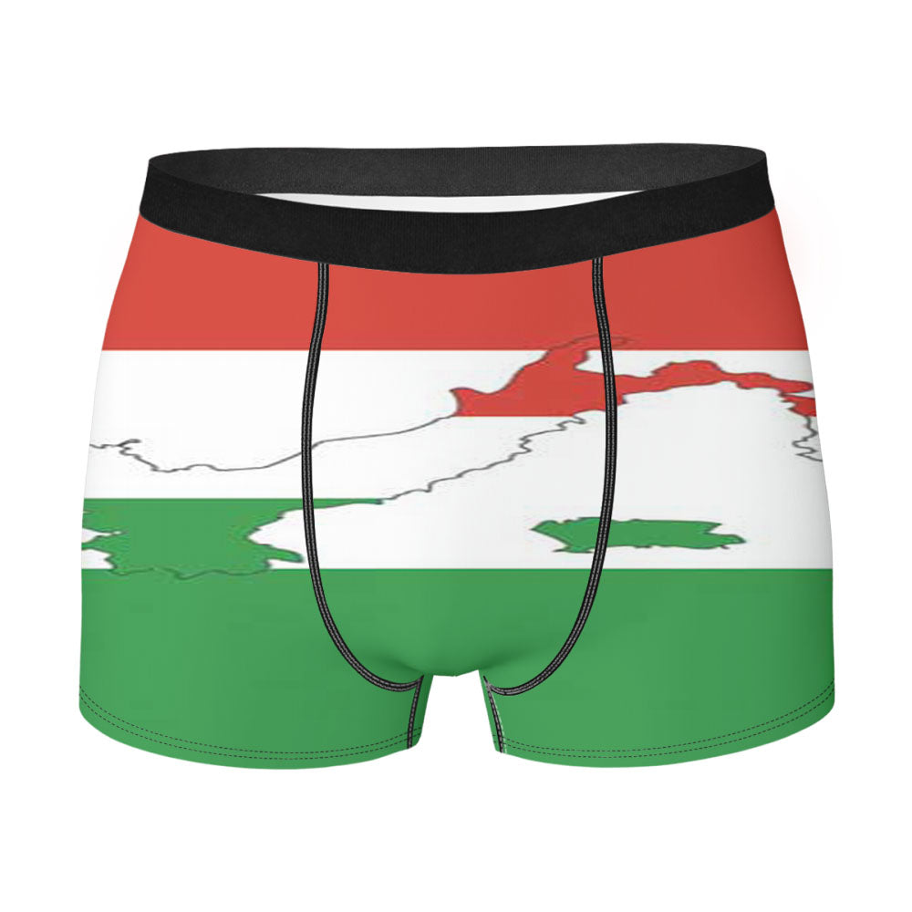 Italy Flag Map Overlay Men'S Boxer Briefs