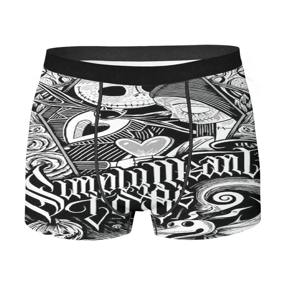 Jack And Sally Muertitos The Nightmare Before Men'S Boxer Briefs