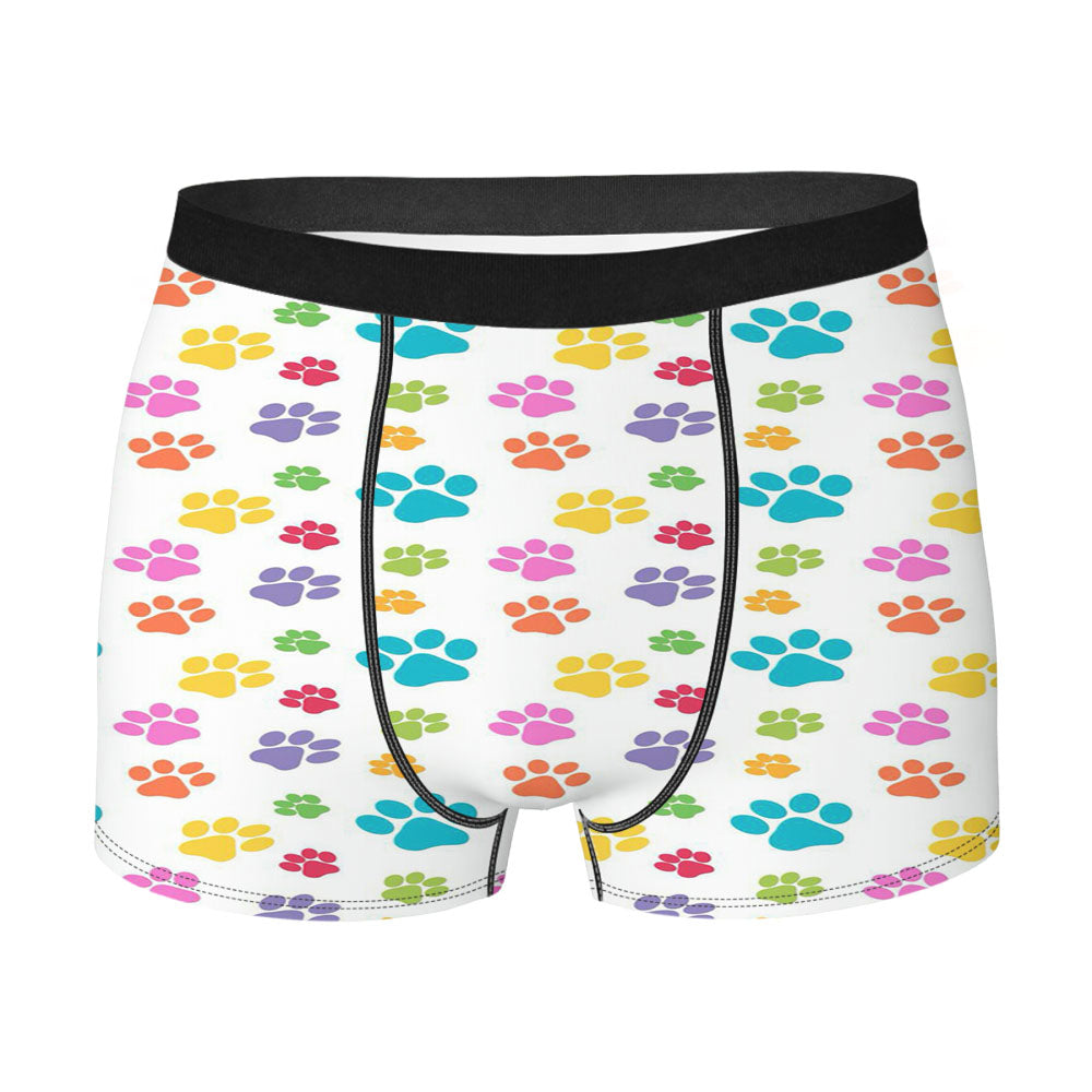 Jack Dog Rainbow Men'S Boxer Briefs