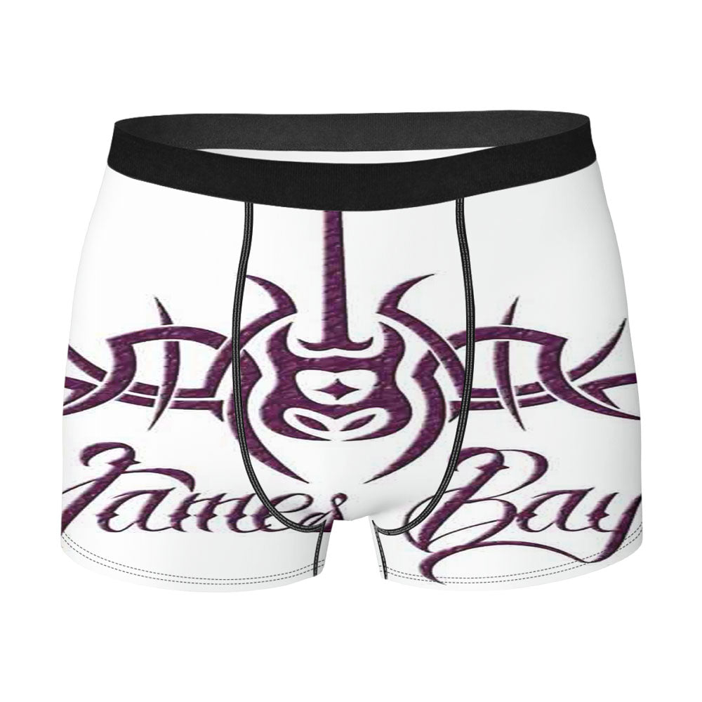 James Bay Guitar And Tribal Logo Men'S Boxer Briefs