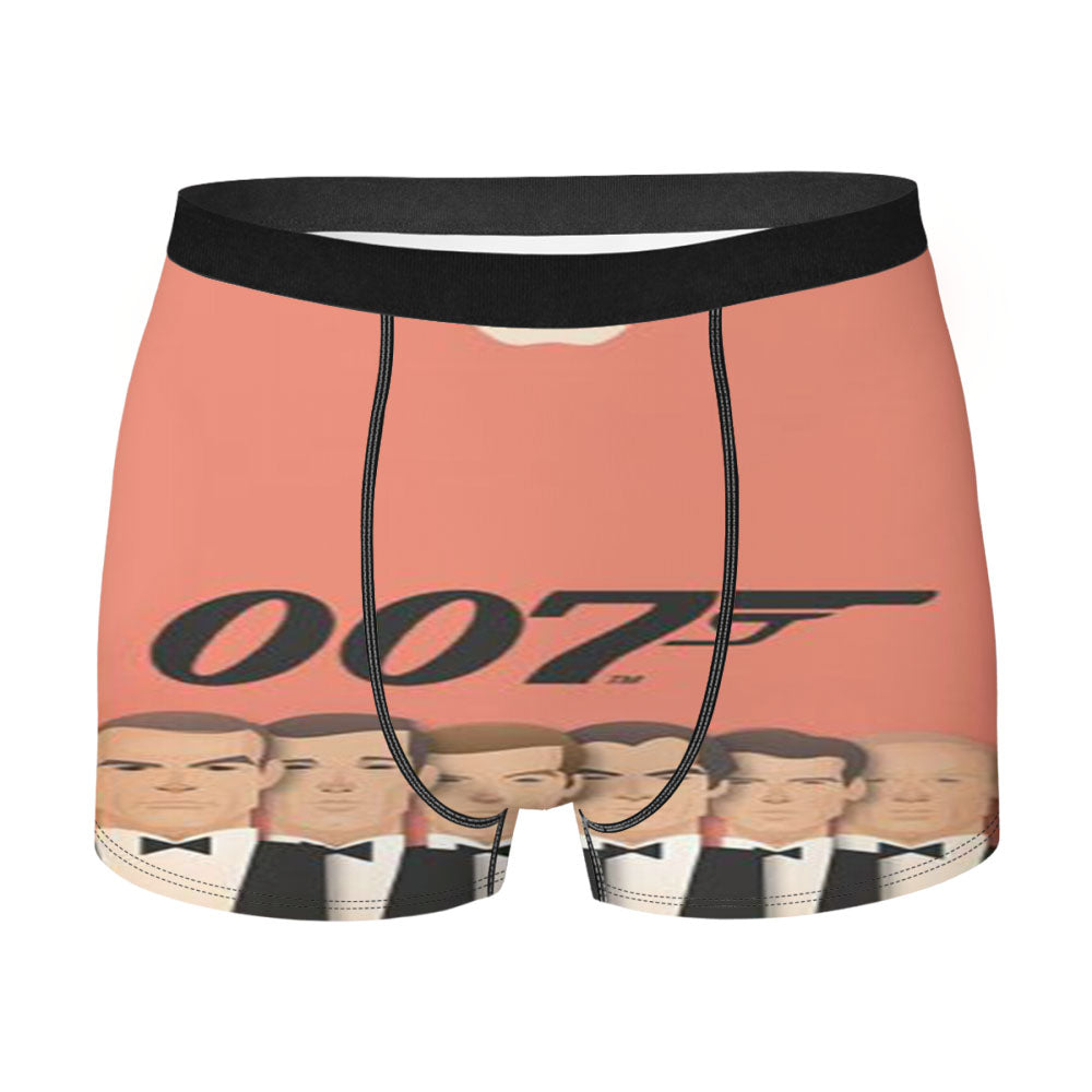 James Bond History Character Men'S Boxer Briefs