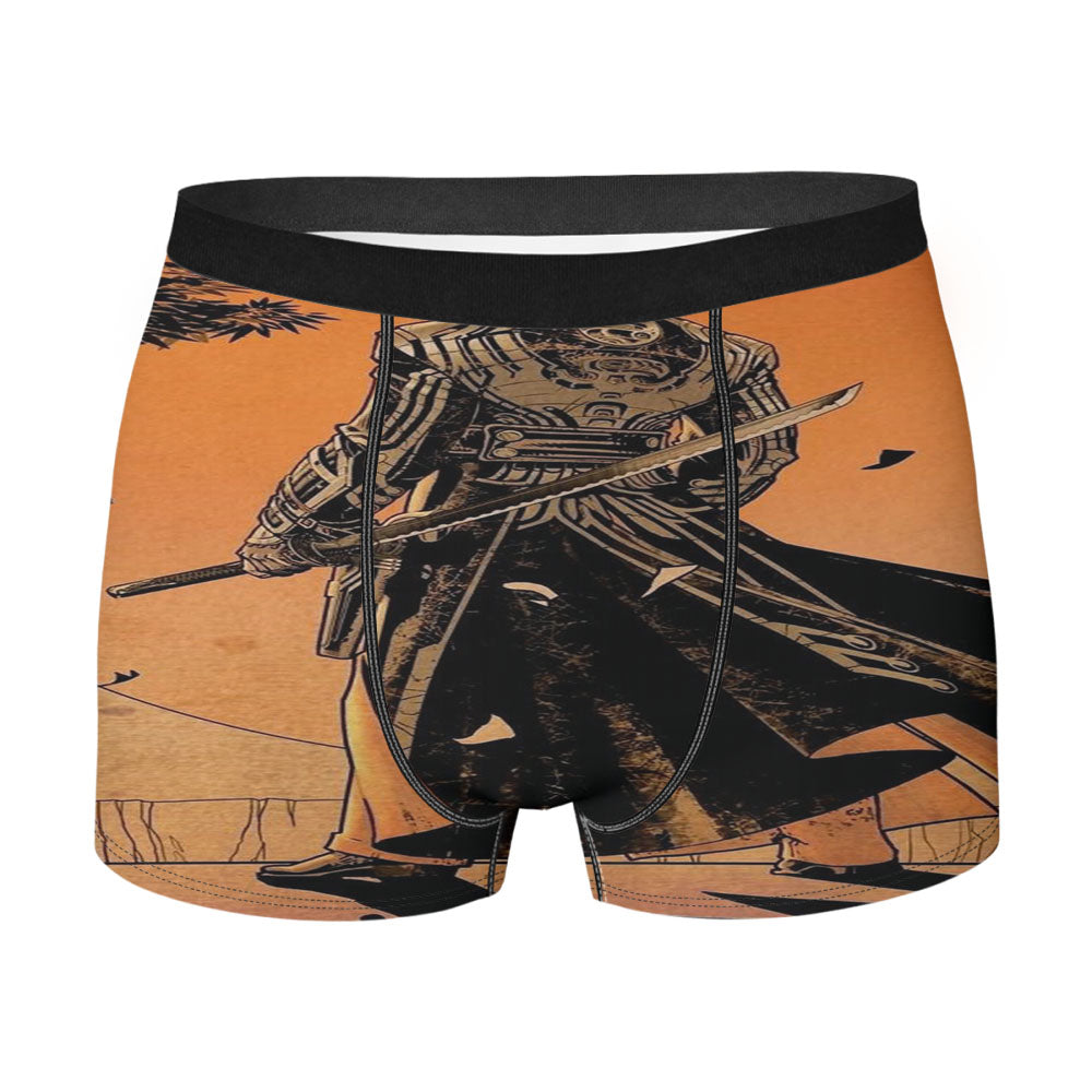 Japanes Samurai Art Men'S Boxer Briefs