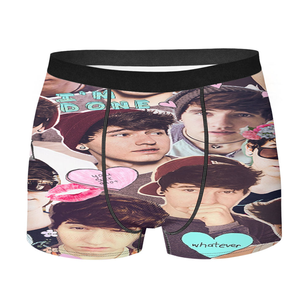 Jc Caylen Collage Youtuber Men'S Boxer Briefs