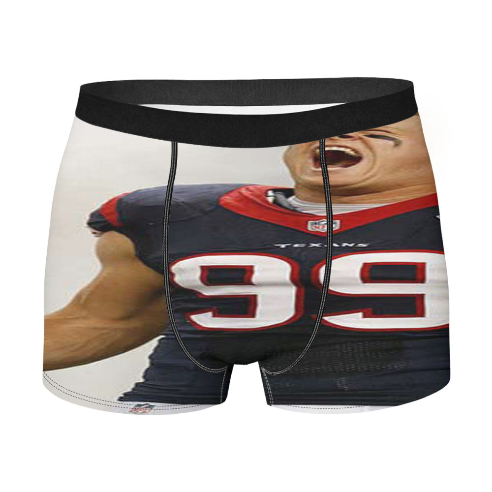 Jj Watt Yelling Smoke Men'S Boxer Briefs