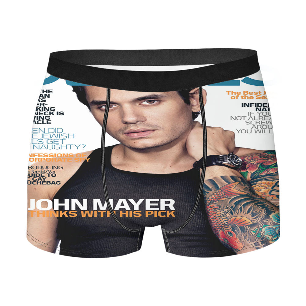 John Mayer Covers Men'S Boxer Briefs