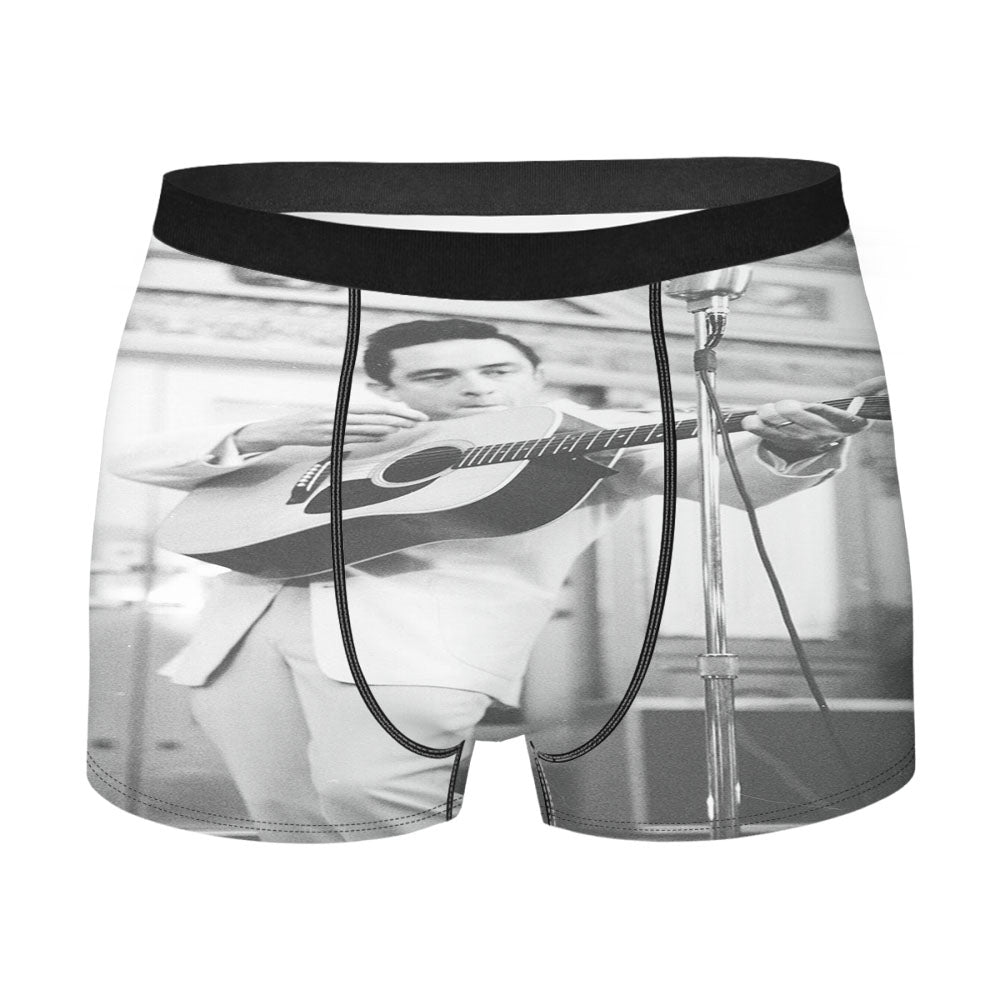 John R Johnny Cash 2 Men'S Boxer Briefs