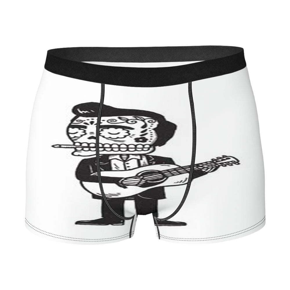 Johnny Cash Day Of The Dead Men'S Boxer Briefs