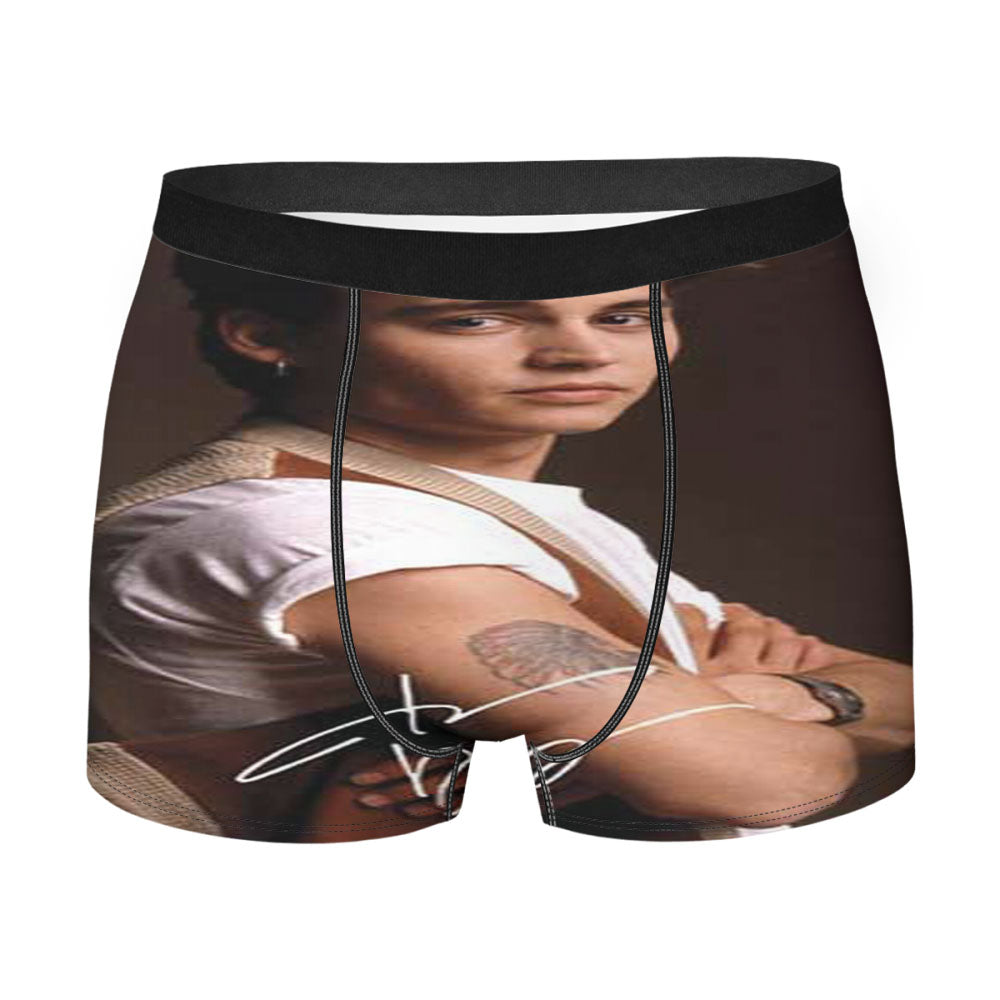 Johnny Depp Young Autograph Men'S Boxer Briefs