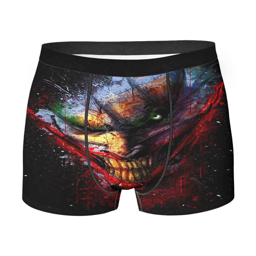 Joker Face Batman Villain Art Men'S Boxer Briefs