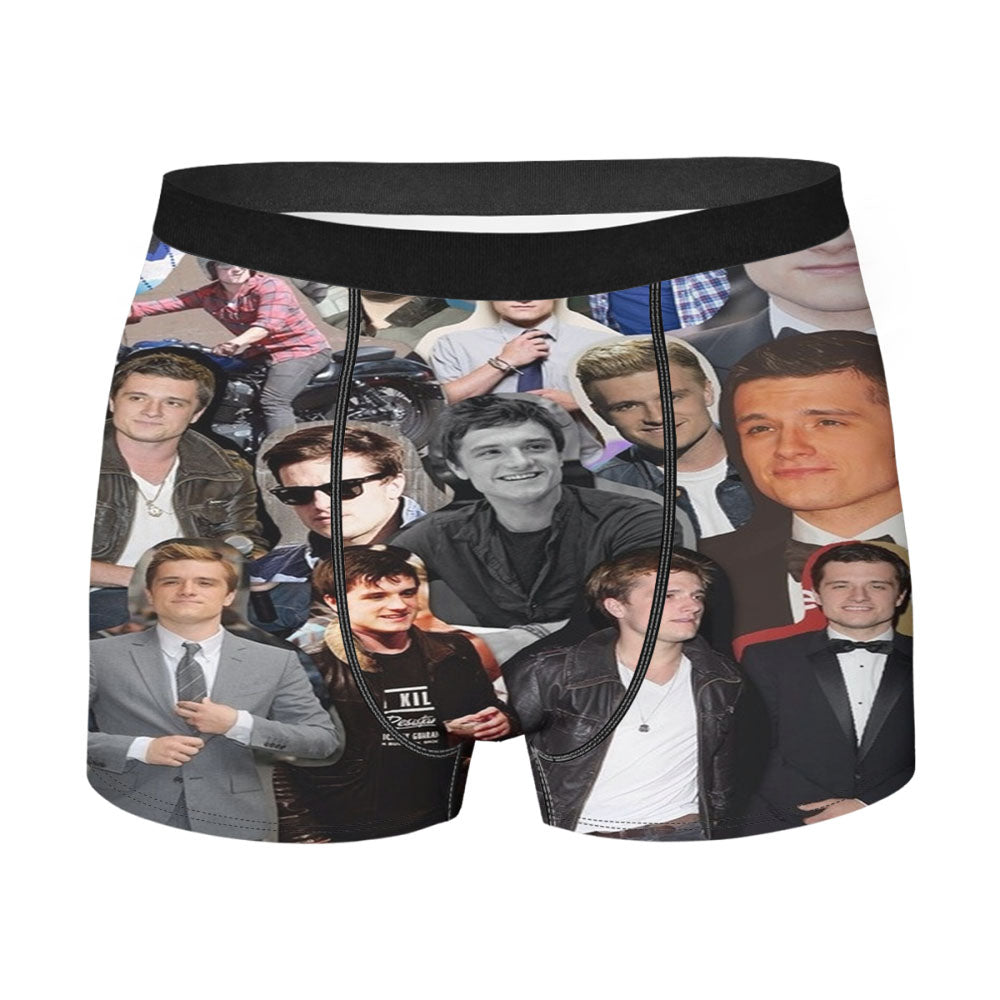 Josh Hutcherson Collage Photo Men'S Boxer Briefs