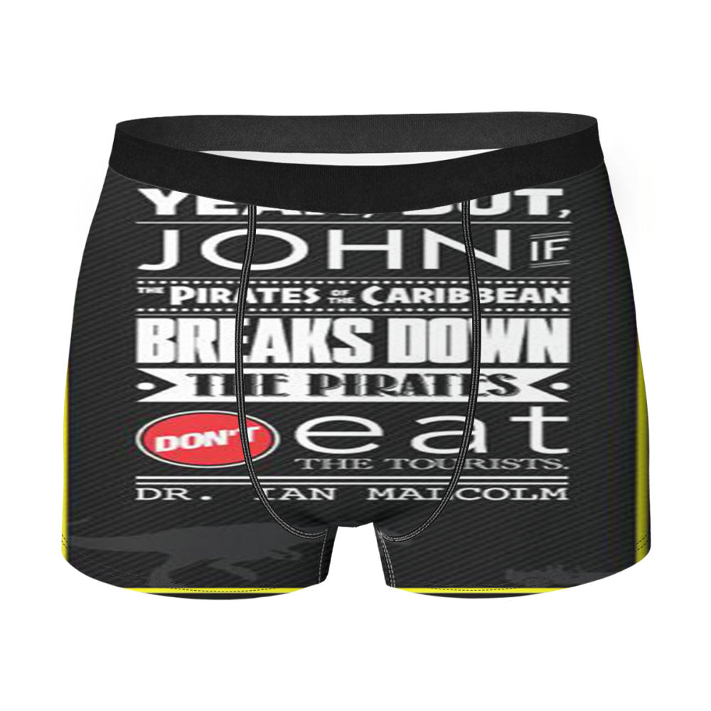 Jurassic Park Quotes Men'S Boxer Briefs