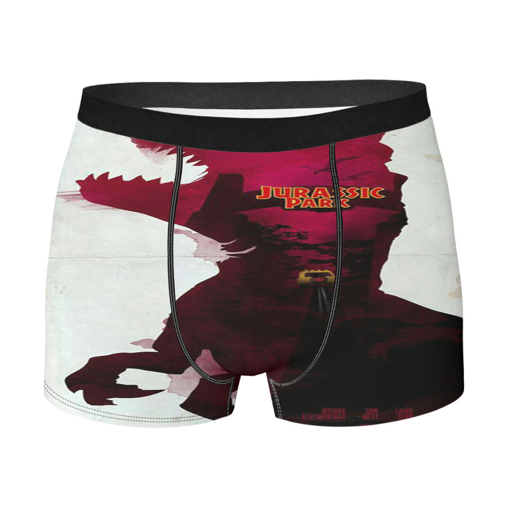 Jurassic Park Red Men'S Boxer Briefs