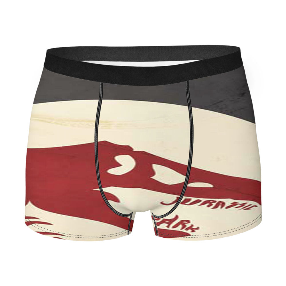 Jurassic Park Red Silhouette Men'S Boxer Briefs