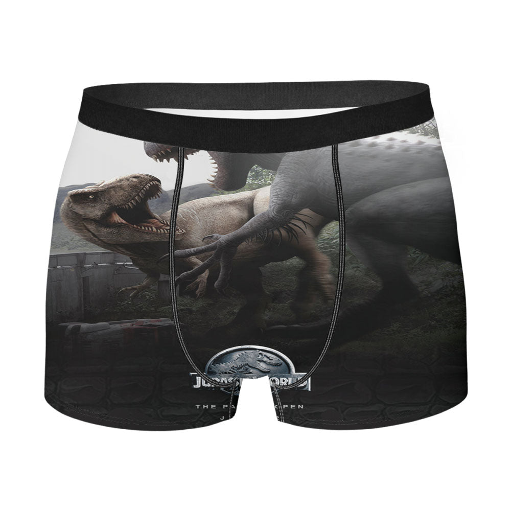 Jurassic World I-Rex Vs T-Rex Men'S Boxer Briefs