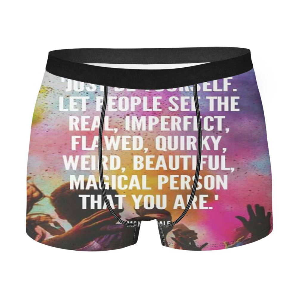 Just Be Yourself Men'S Boxer Briefs