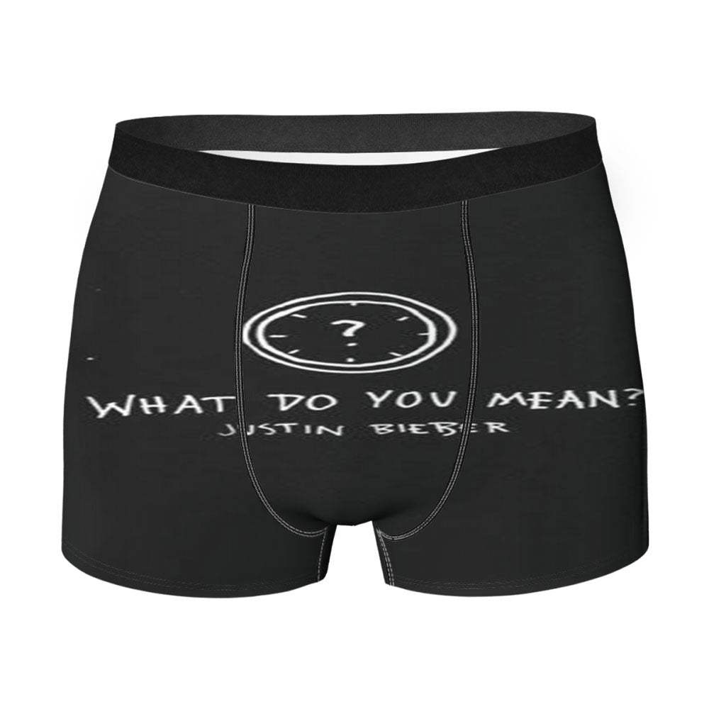 Justin Beiber What Do You Mean Men'S Boxer Briefs