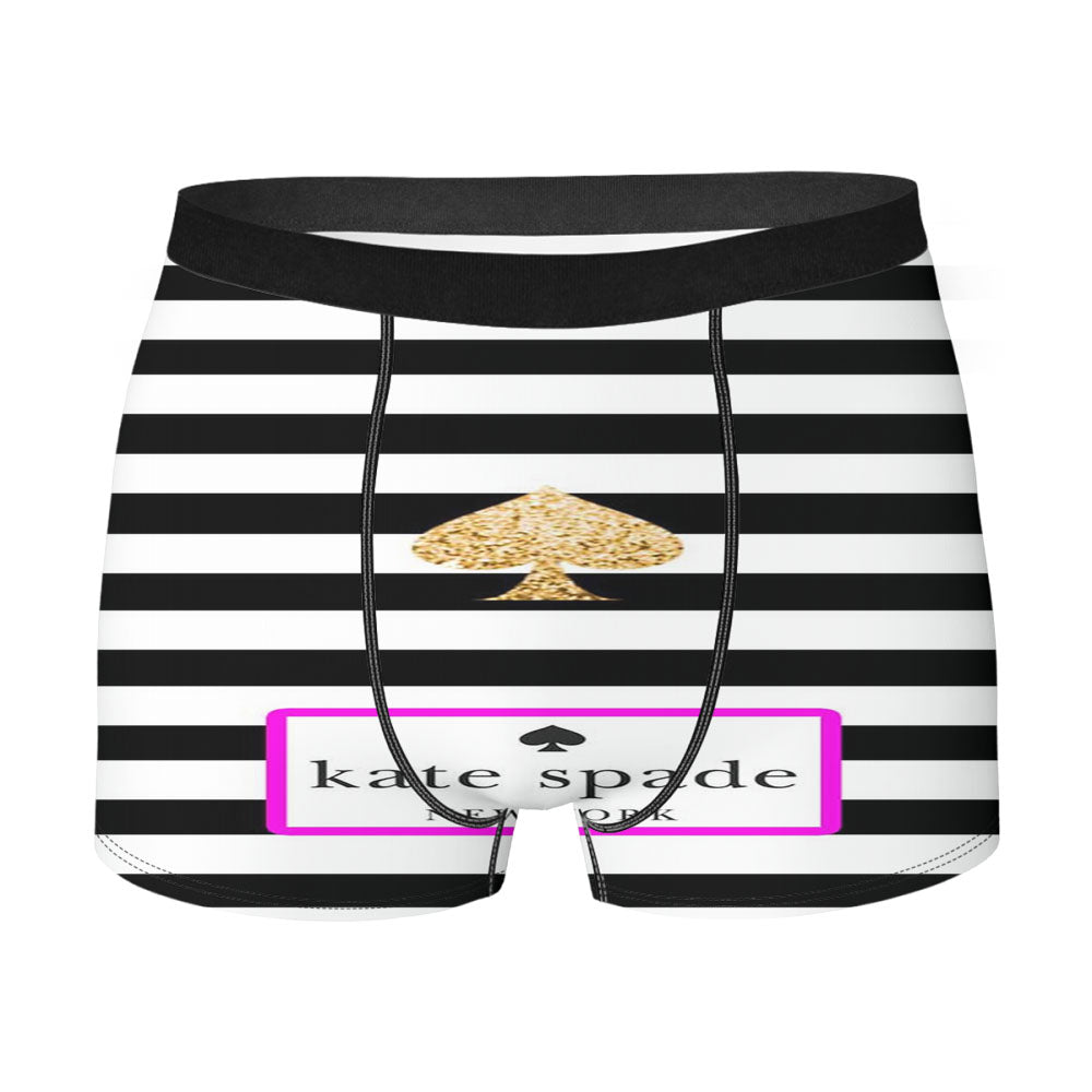 Kate Spade Black White Strip Men'S Boxer Briefs