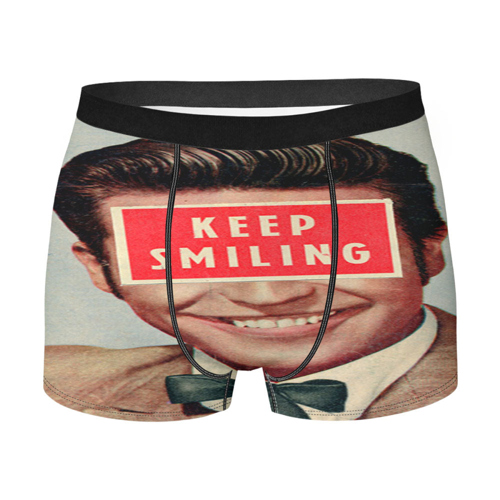 Keep Smilling Unique Men'S Boxer Briefs