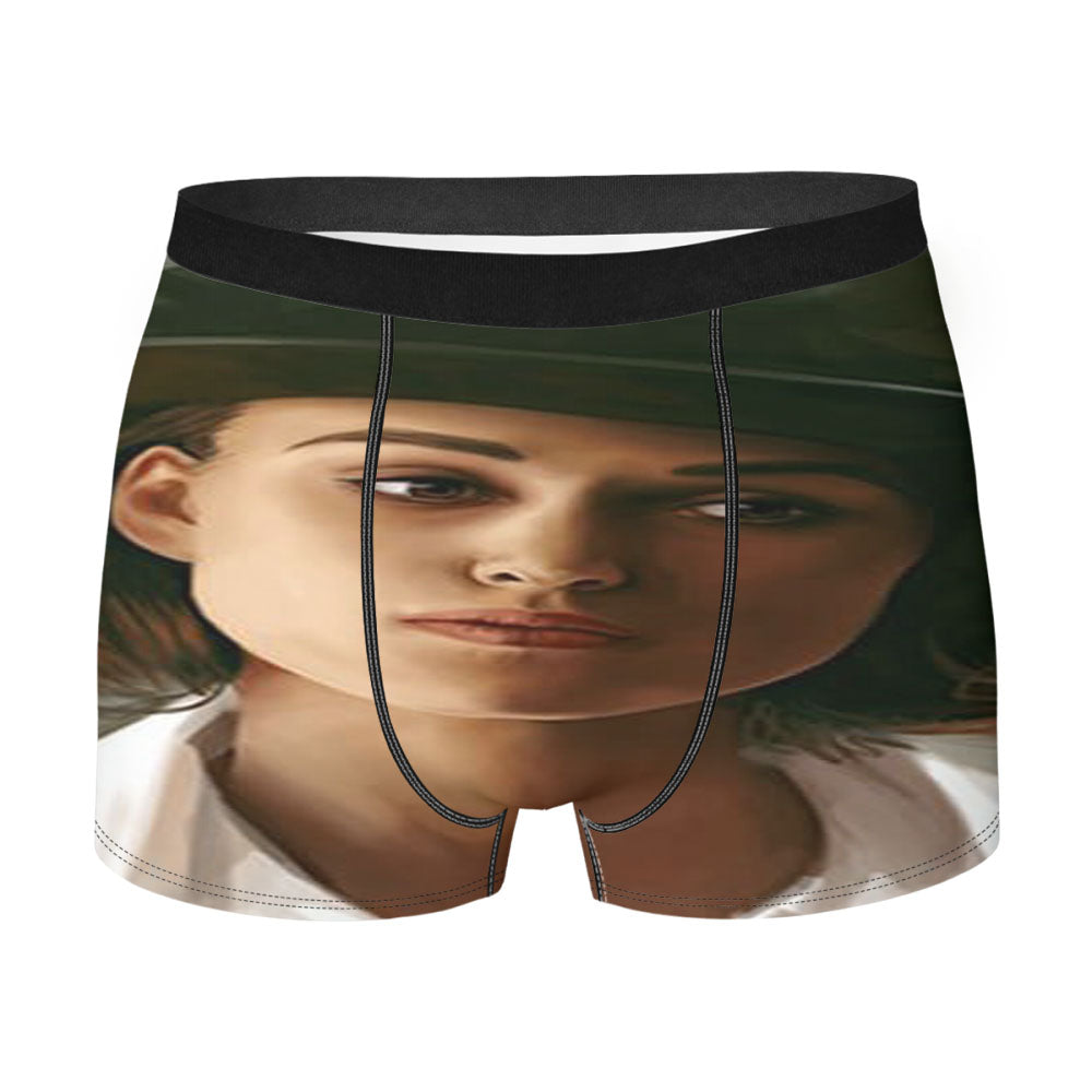 Keira Knightley In Hat Men'S Boxer Briefs