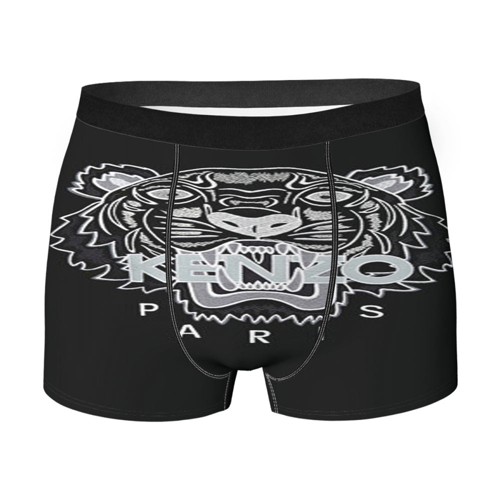 Kenzo Tiger Black Men'S Boxer Briefs