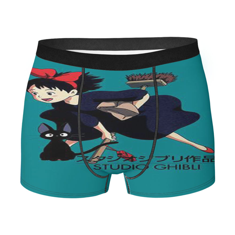 Kiki And Jiji Studio Ghibli Men'S Boxer Briefs