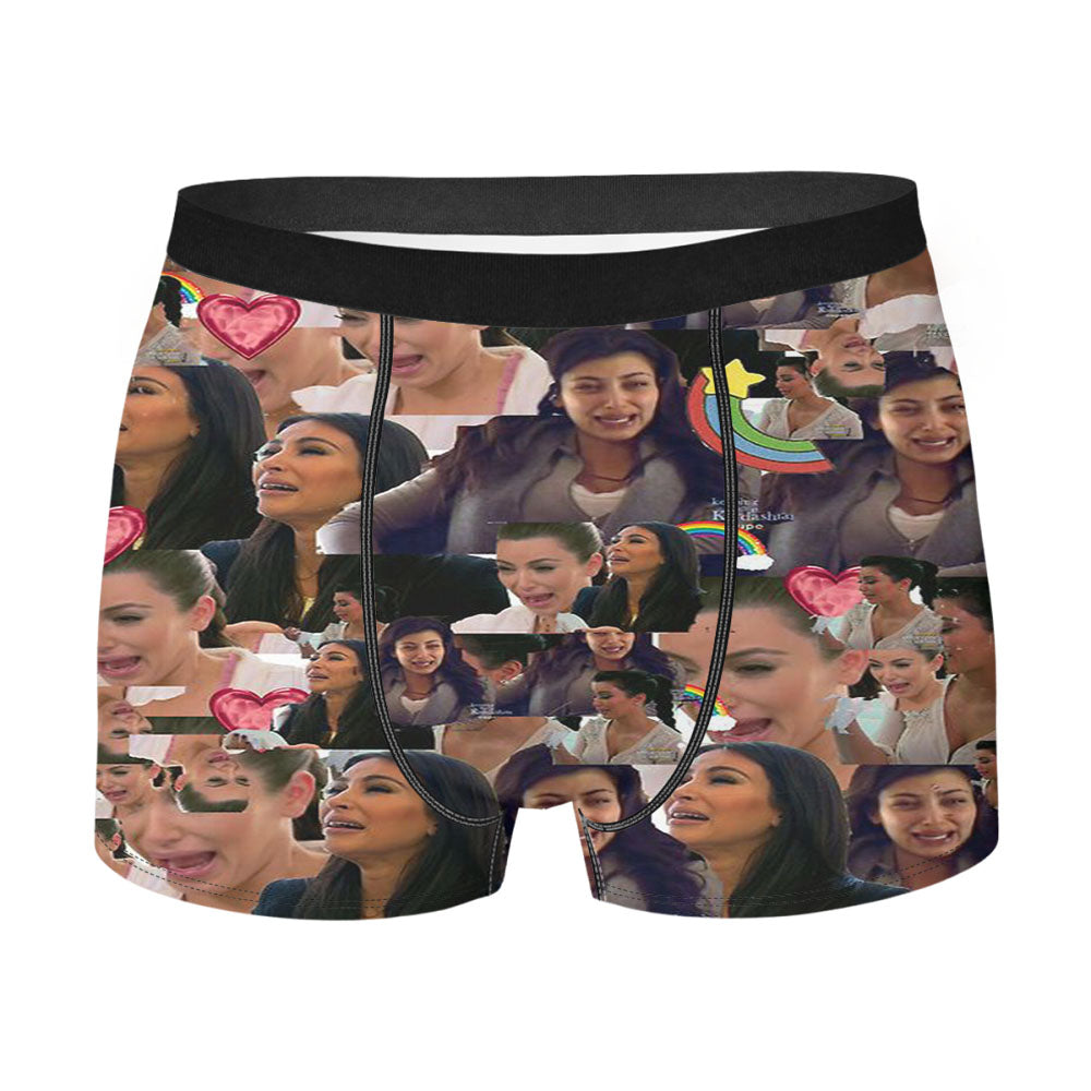 Kim Kardashian Crying Collage Men'S Boxer Briefs
