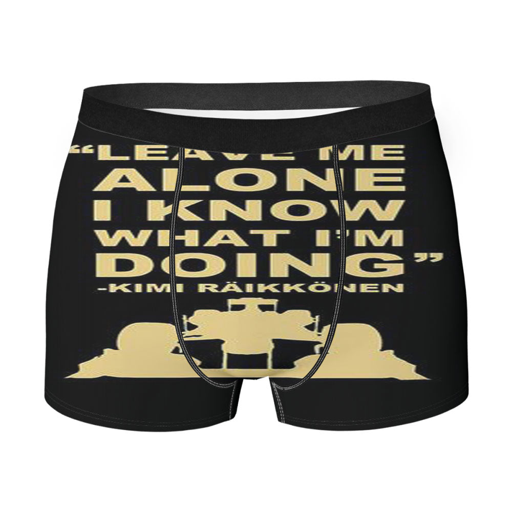 Kimi Raikkonen Leave Me Alone Men'S Boxer Briefs