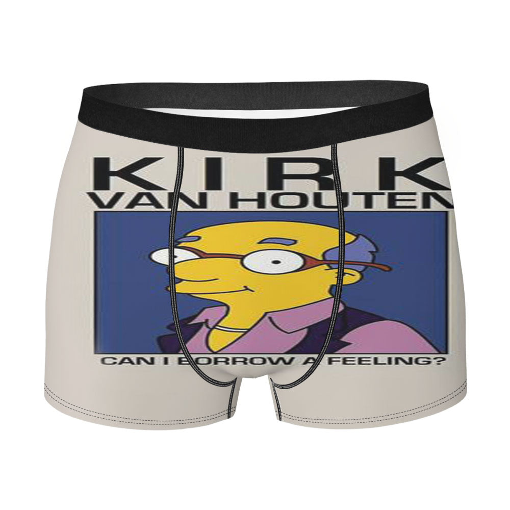 Kirk Van Houten Can I Borrow A Feeling Album Cover Men'S Boxer Briefs