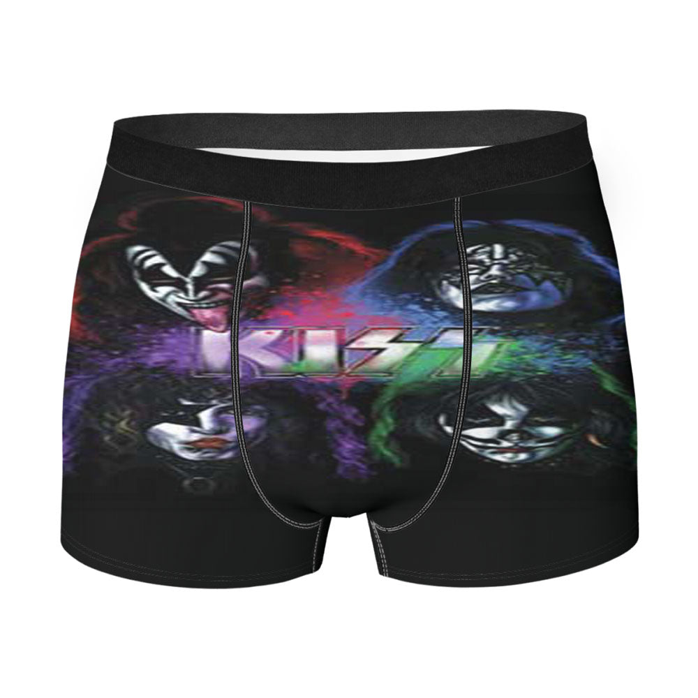 Kiss Four Color Men'S Boxer Briefs