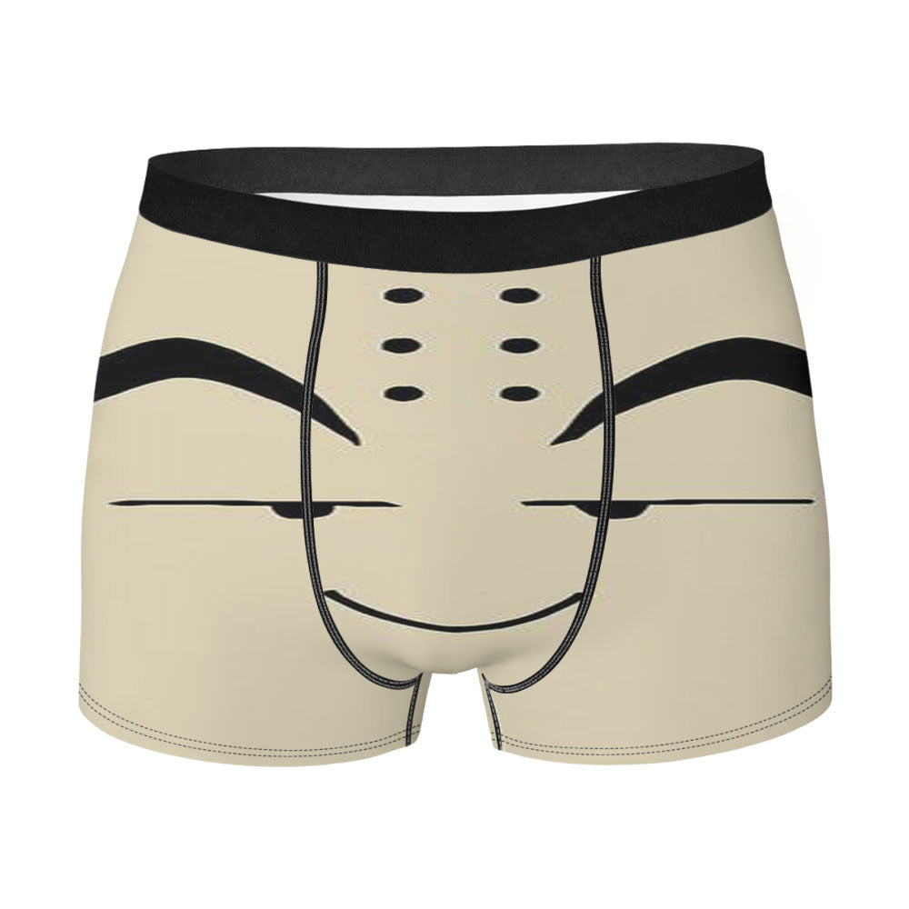 Krillin Face Minimalist Dragon Ball Men'S Boxer Briefs