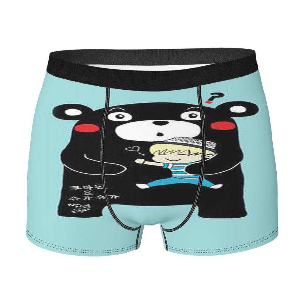Kumamon And Suga Men'S Boxer Briefs
