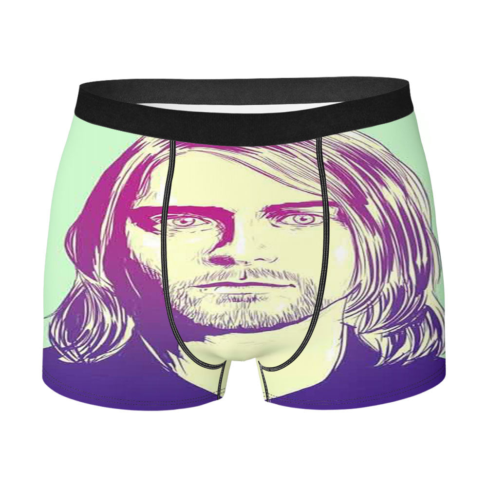 Kurt Cobain Nirvana Men'S Boxer Briefs