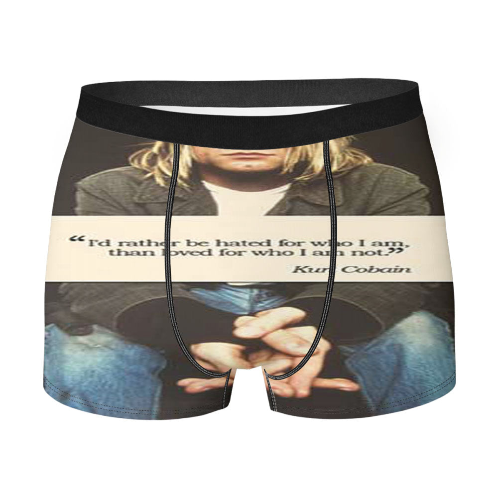 Kurt Cobain Quote Men'S Boxer Briefs