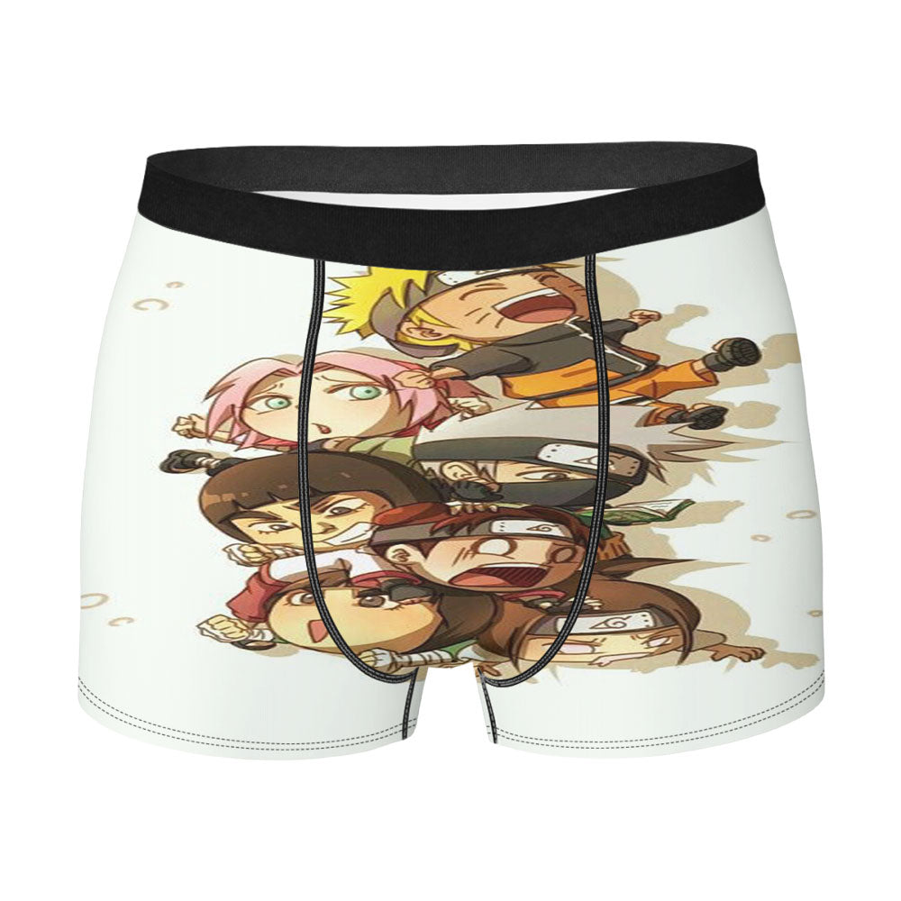 Naruto Cartoon Men'S Boxer Briefs