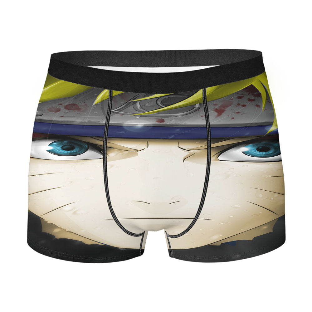 Naruto Cartoon Face Men'S Boxer Briefs