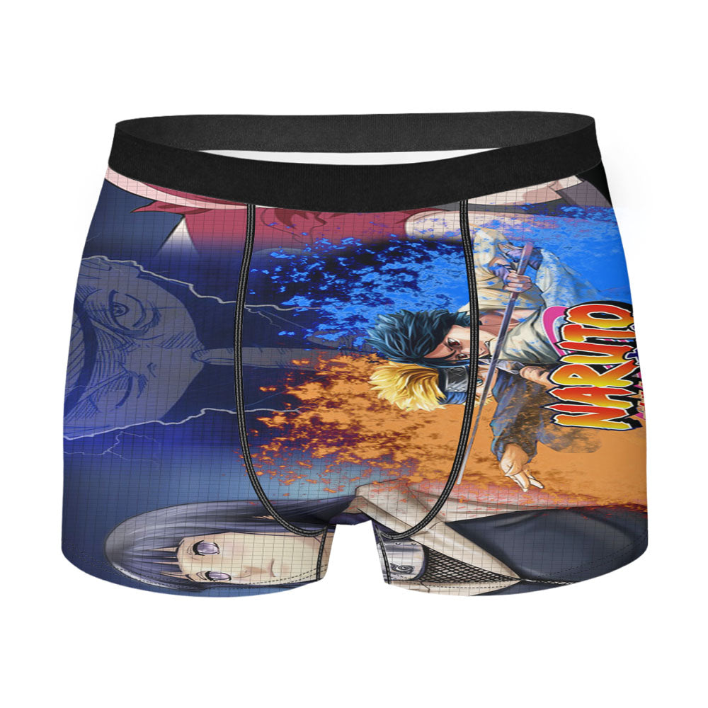 Naruto Cartoon Movies Hinata Men'S Boxer Briefs