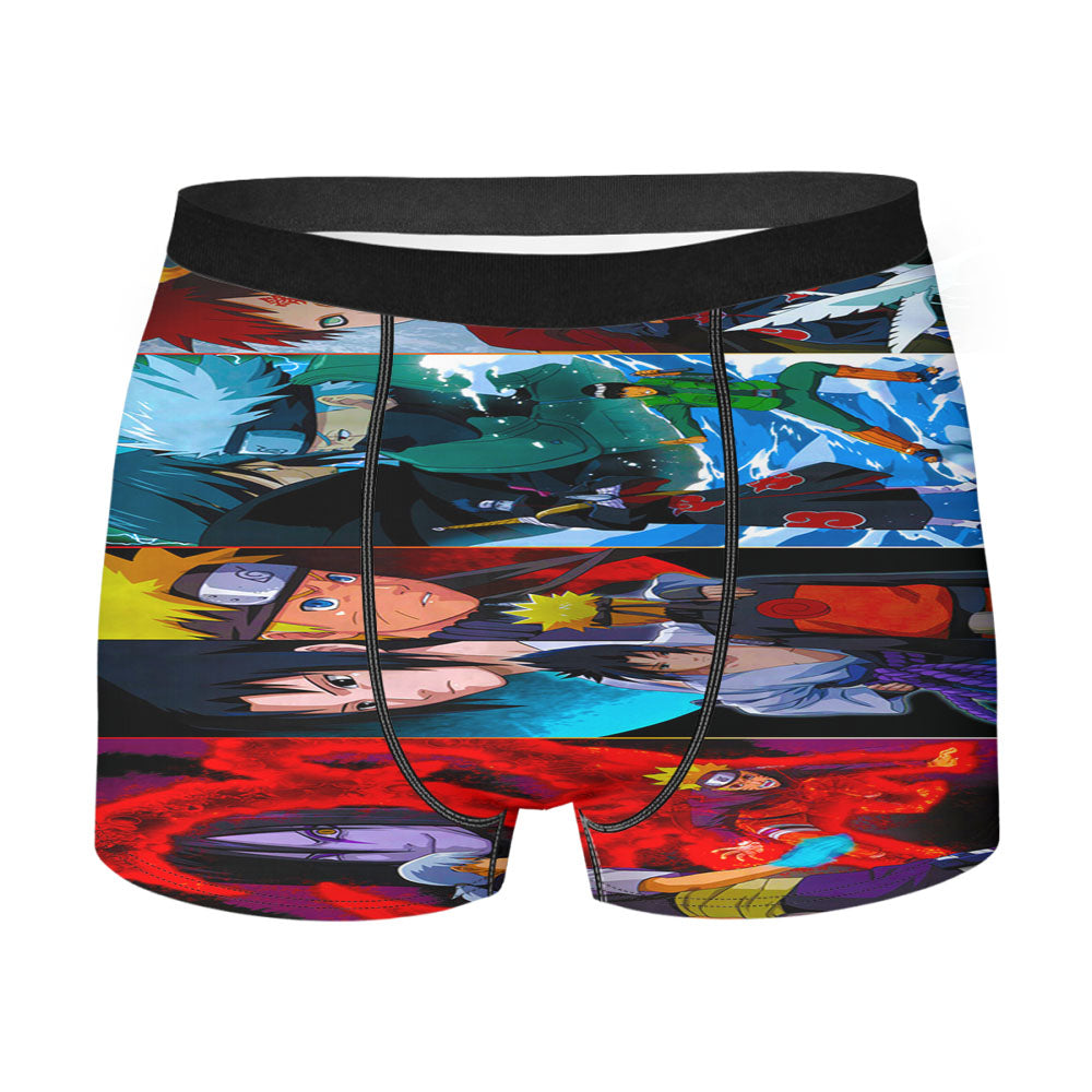 Naruto Characters Men'S Boxer Briefs