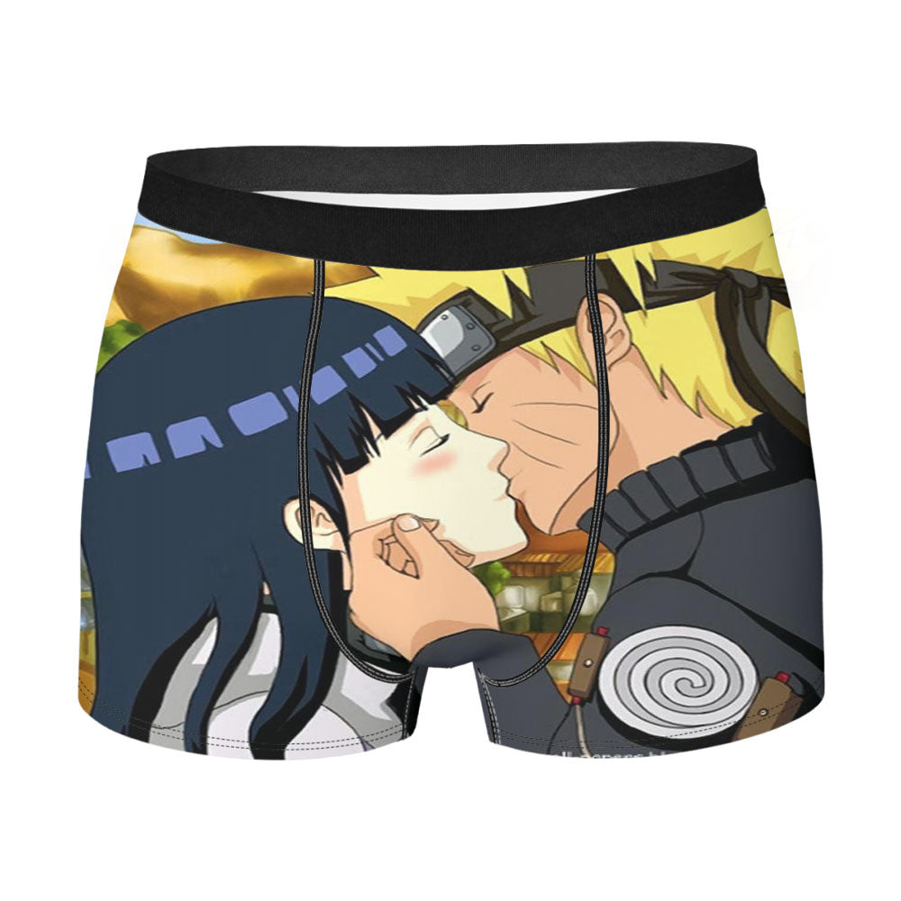 Naruto Kissing Girl Men'S Boxer Briefs