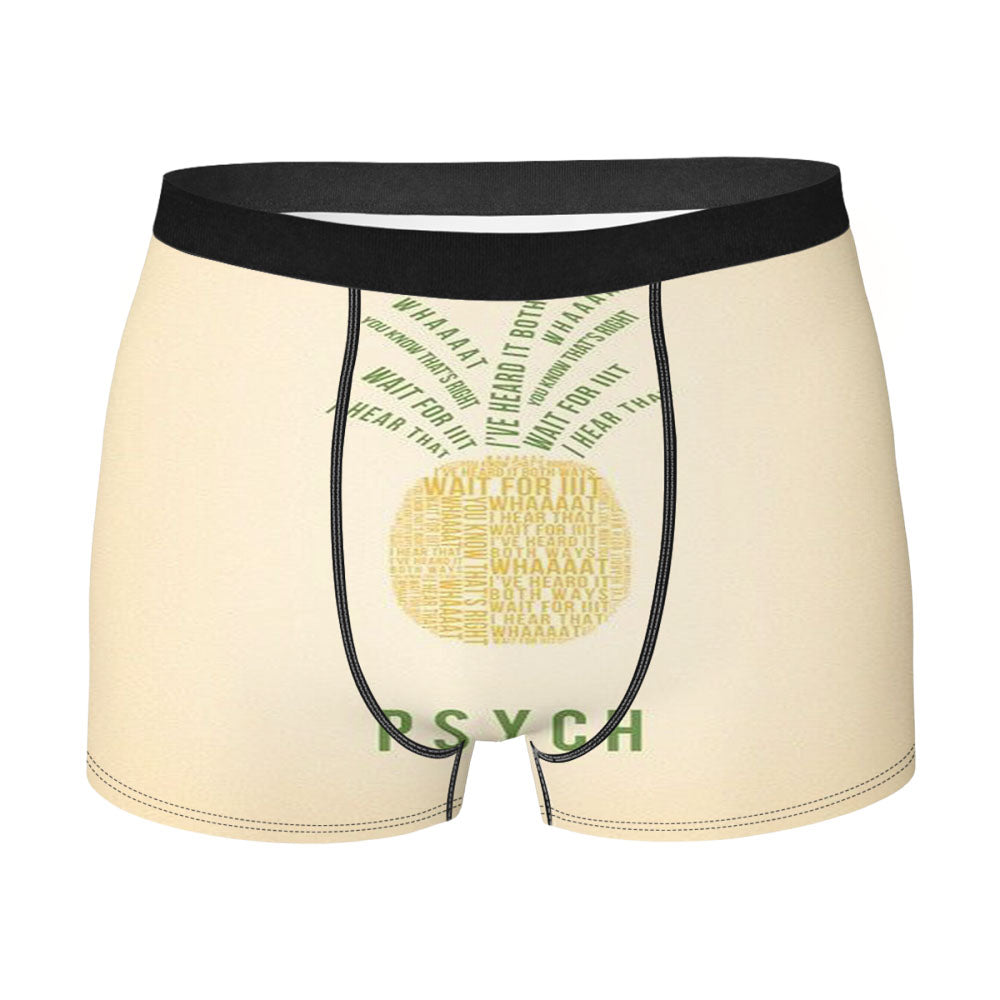 Psych Pineapple Men'S Boxer Briefs