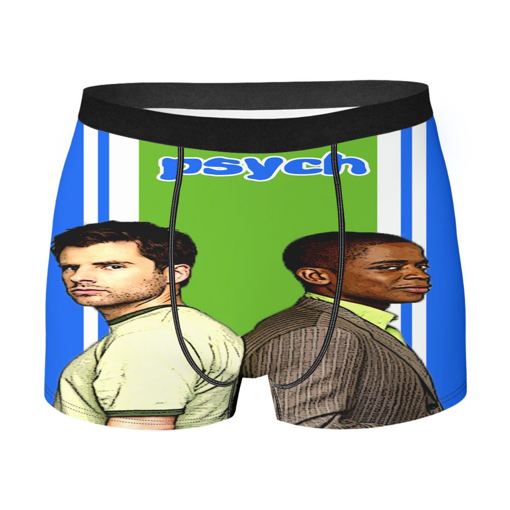 Psych Tv Series Men'S Boxer Briefs