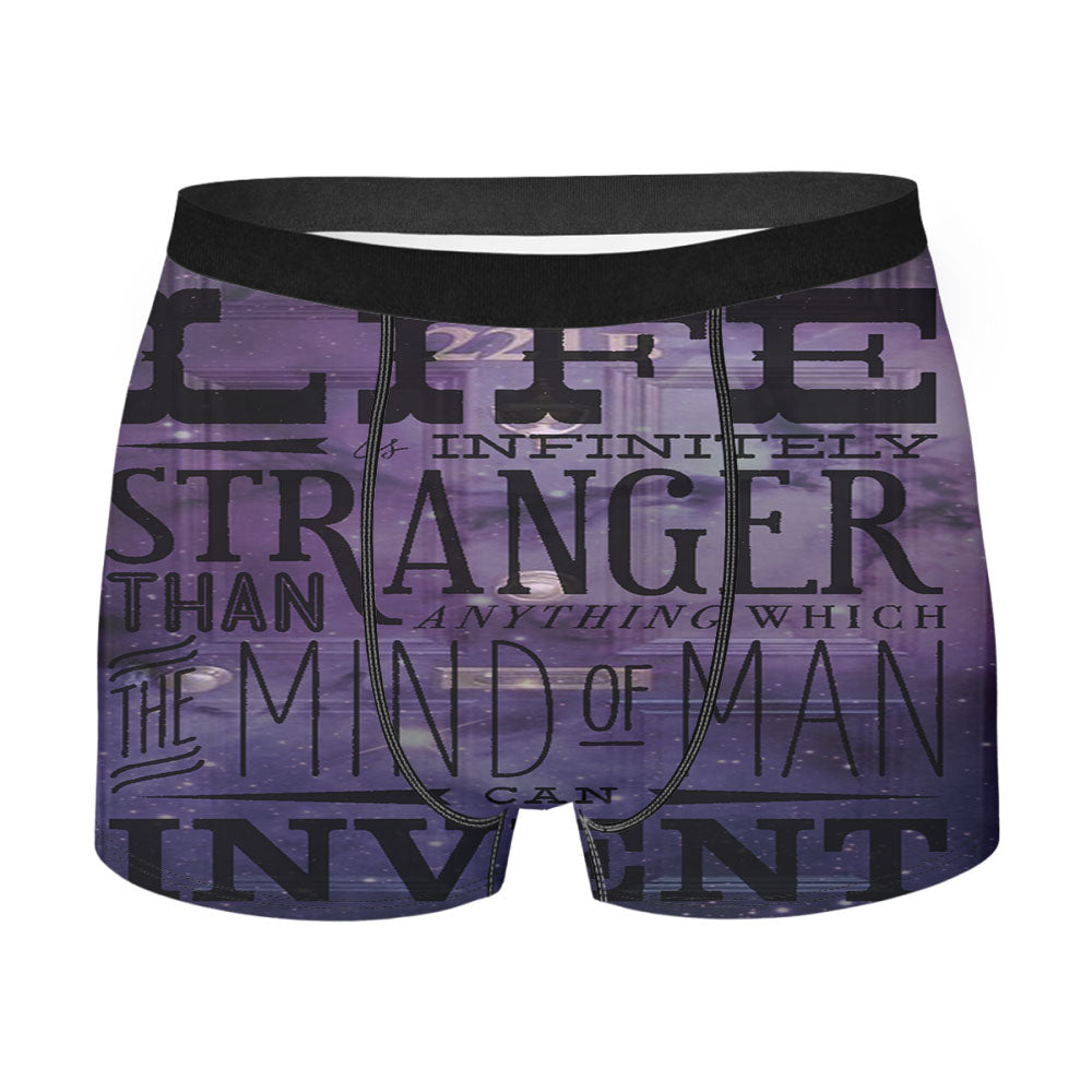 Sherlock Holmes Door Galaxy Quotes Men'S Boxer Briefs