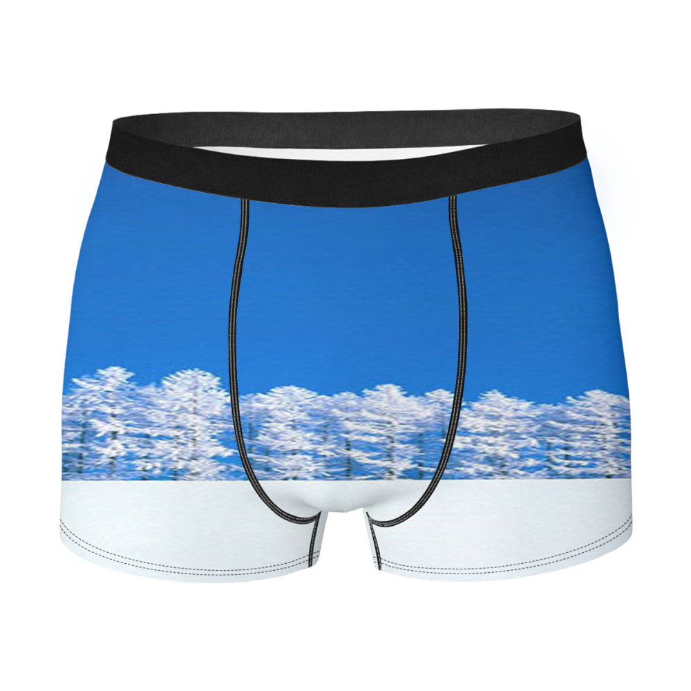 Snow White And Tree Men'S Boxer Briefs
