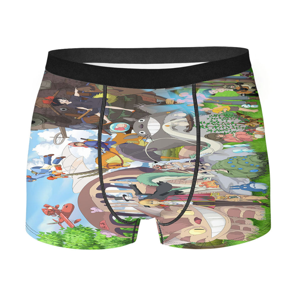 Studio Ghibli Characters 2 Men'S Boxer Briefs