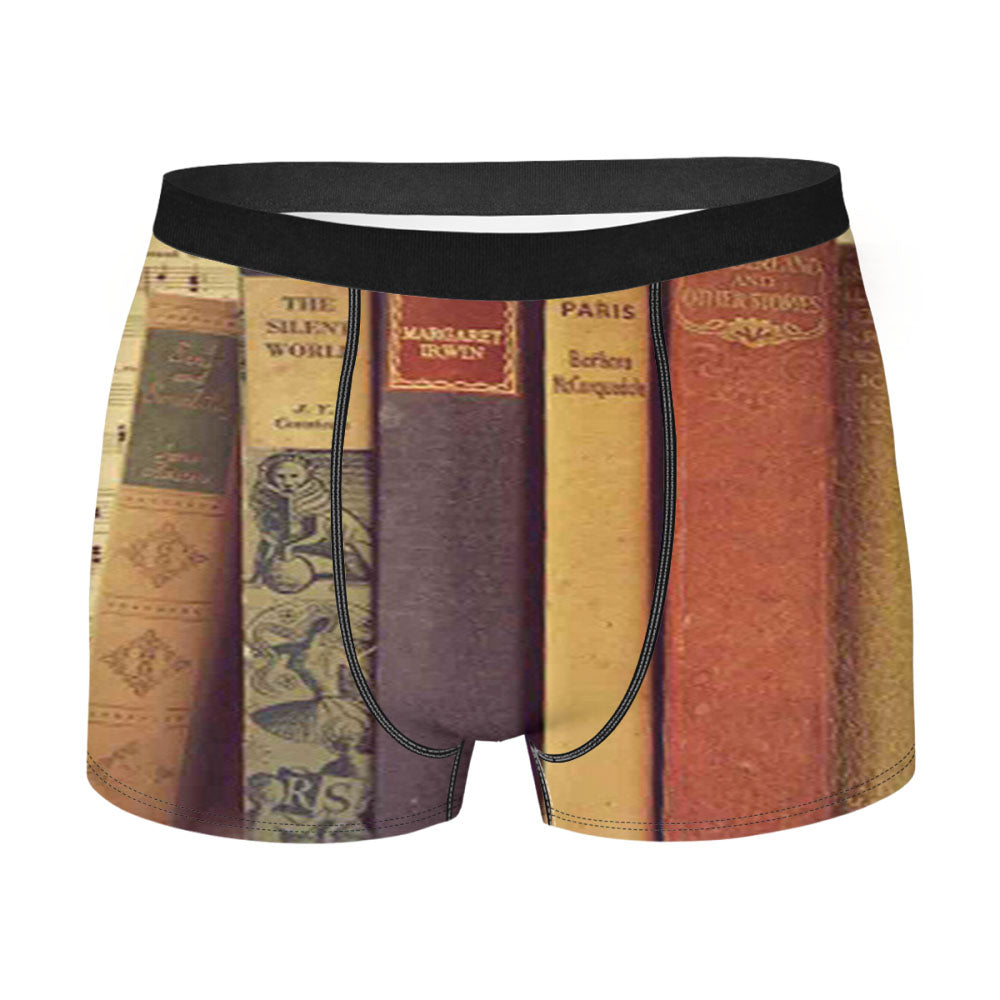 Vintage Book'S 2 Men'S Boxer Briefs