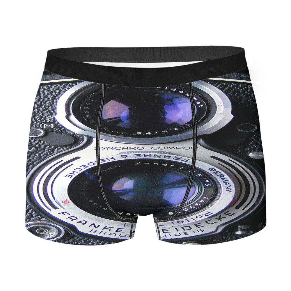 Vintage Camera Silver Lens Iphone Men'S Boxer Briefs