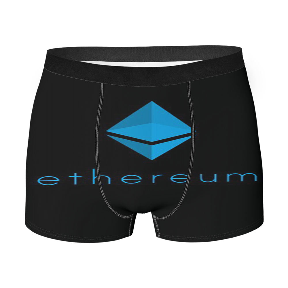 Vintage Ethereum Cryptocurrency Logo Men'S Boxer Briefs