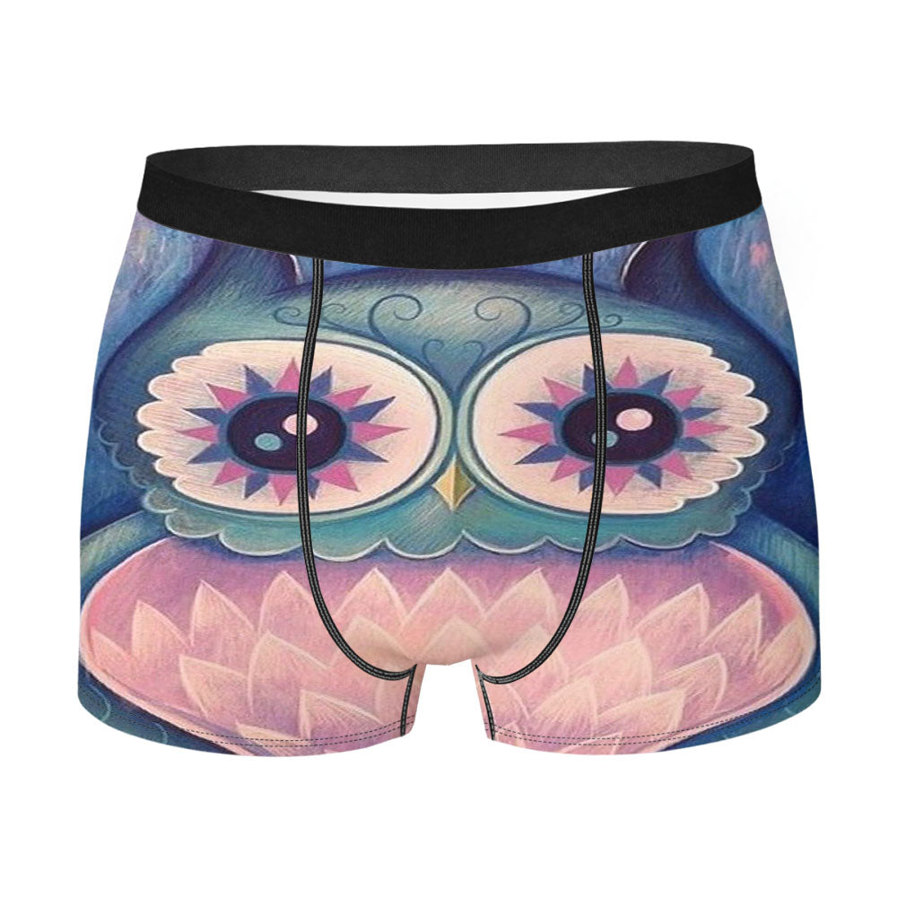 Vintage Owl Men'S Boxer Briefs
