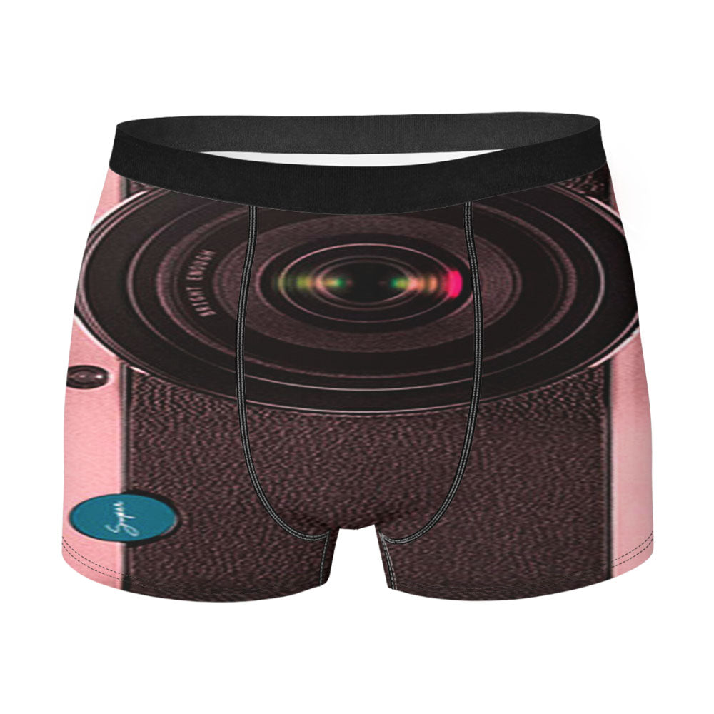 Vintage Pink Camera Men'S Boxer Briefs